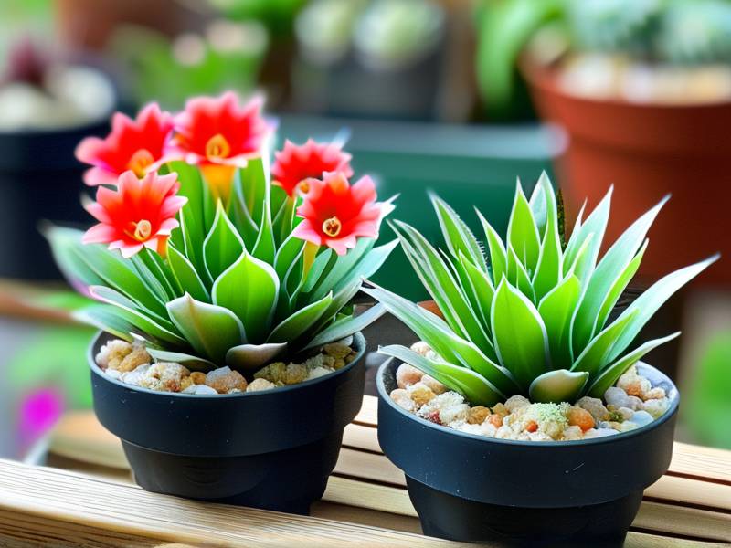 How to Care for Mini Tillandsia - Warm Semi-Shade Moist Compact Shape Small Colorful Flowers