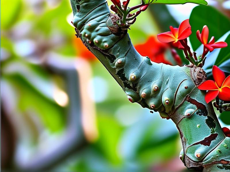 How to treat scale‑insect infestation on bougainvillea spectabilis twigs