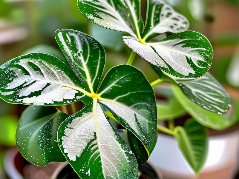 How to get rid of whitefly‑nymphs under schefflera actinophylla leaves