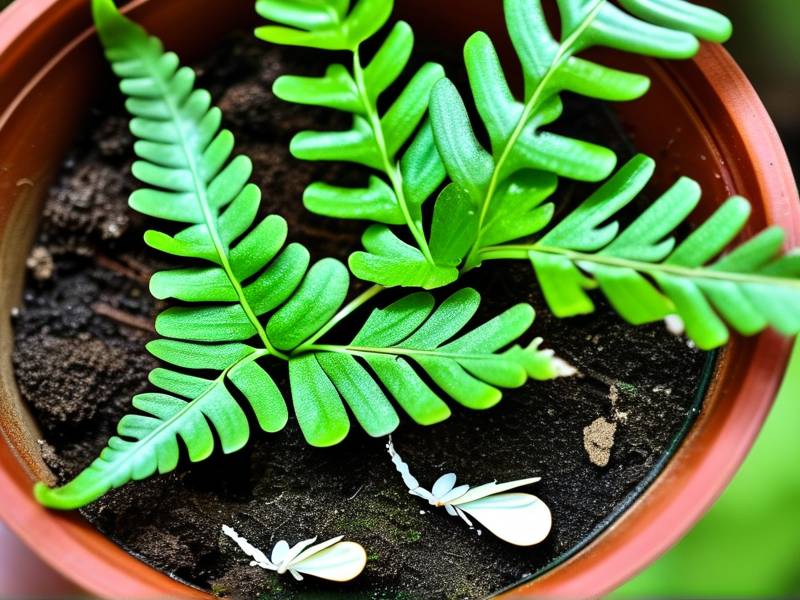 How to get rid of fungus‑gnat larvae in asplenium nidus fern soil