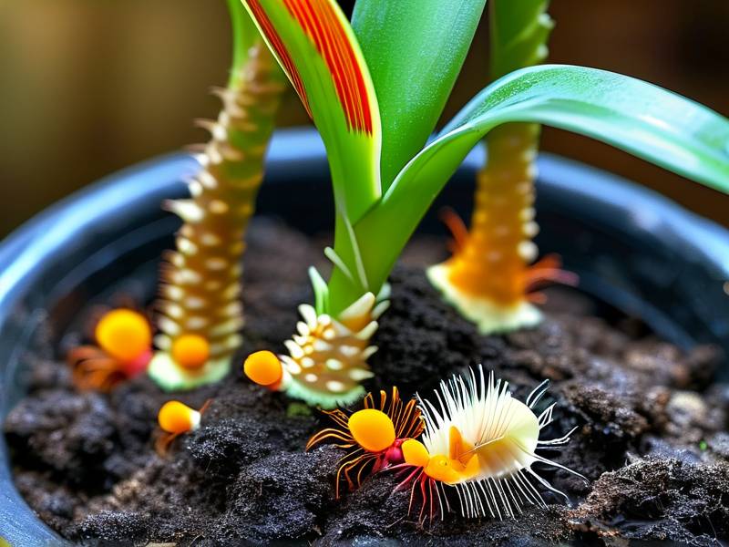 How to get rid of fungus‑gnat larvae in rhapis multifida palm soil
